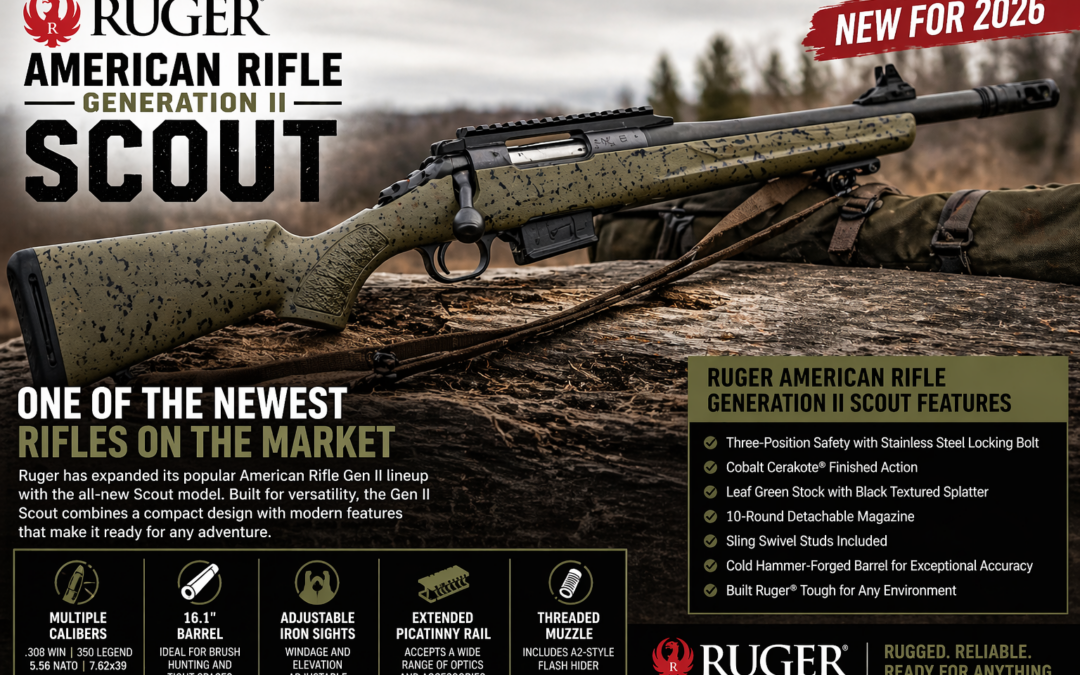 Ruger American Rifle Generation II Scout: Built for the Shooter Who Wants More From a Bolt Rifle